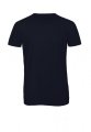 Heren T-shirt Triblend B&C TM055 Navy